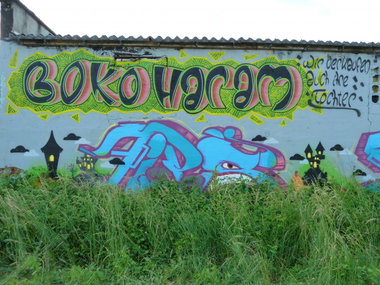 Graffiti Wall - Photo by FOESandFriends - Boko, Haram, FOE