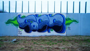 Graffiti Wall - Photo by FOESandFriends - Tic, FOE, Crew