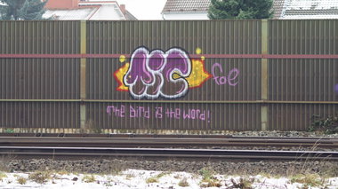 Graffiti Bombing - Photo by FOESandFriends - Tic, FOE, Crew