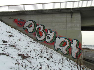 Graffiti Bombing - Photo by FOESandFriends - Lady, Gaga, Abart