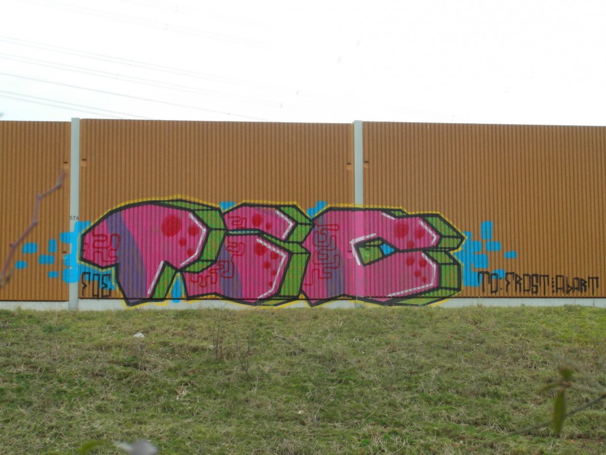 Graffiti Bombing - Photo by FOESandFriends - Tic, FOE, Crew