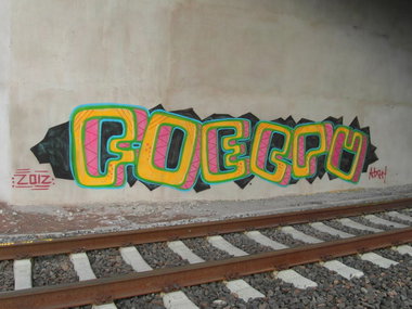 Graffiti Bombing - Photo by FOESandFriends - Abart, FOE, Crew