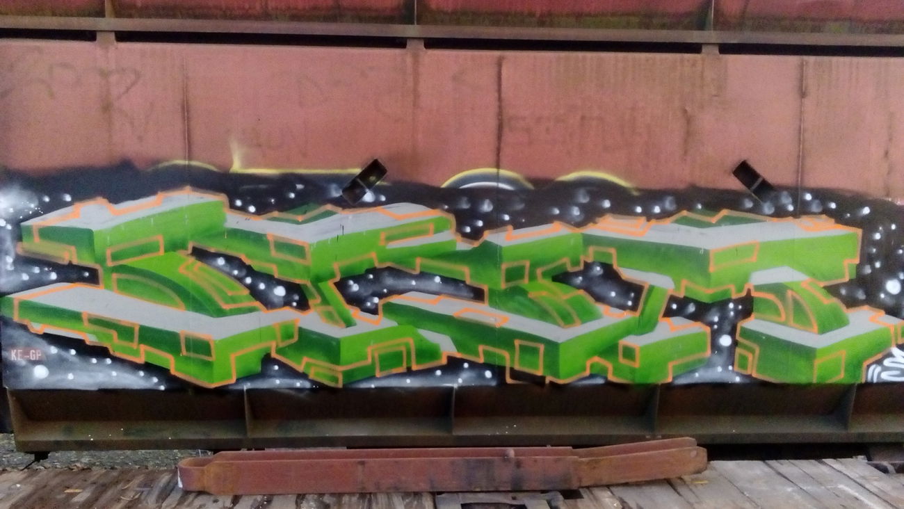 Graffiti Train in Niemcy - Photo by FR8SPOT - stem