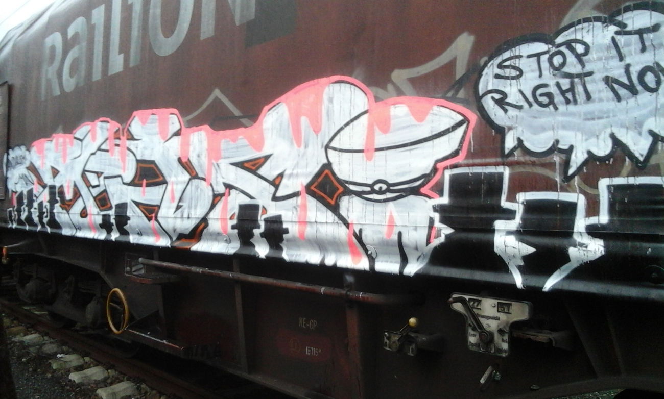 Graffiti Train in Niemcy - Photo by FR8SPOT - METS
