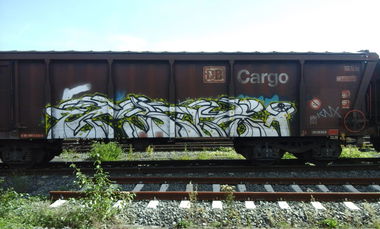 Graffiti Train in Niemcy - Photo by FR8SPOT - freight, fr8, mets