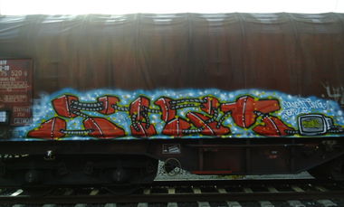 Graffiti Train in Niemcy - Photo by FR8SPOT - freight, fr8, stem