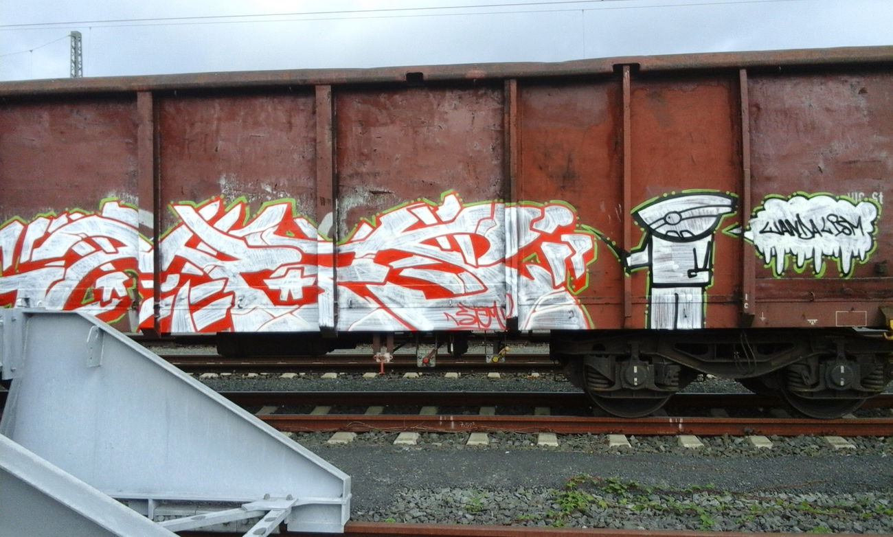 Graffiti Train in Niemcy - Photo by FR8SPOT - freight, fr8, mets