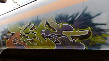 Graffiti Train in Niemcy - Photo by FR8SPOT - mets
