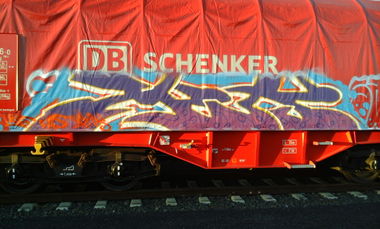 Graffiti Train in Niemcy - Photo by FR8SPOT - freight, fr8, mets