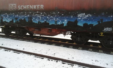 Graffiti Train in Niemcy - Photo by FR8SPOT - freight, fr8, stem