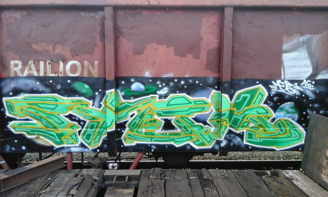 Graffiti Train in Niemcy - Photo by FR8SPOT - freight, fr8, stem