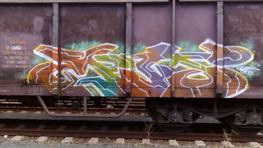 Graffiti Train in Niemcy - Photo by FR8SPOT - mets