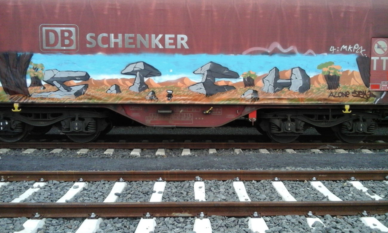 Graffiti Train in Niemcy - Photo by FR8SPOT - freight, fr8, stem