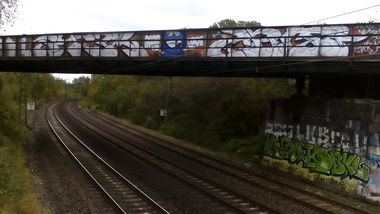 Graffiti Bombing in Niemcy - Photo by FR8SPOT - mets, stem