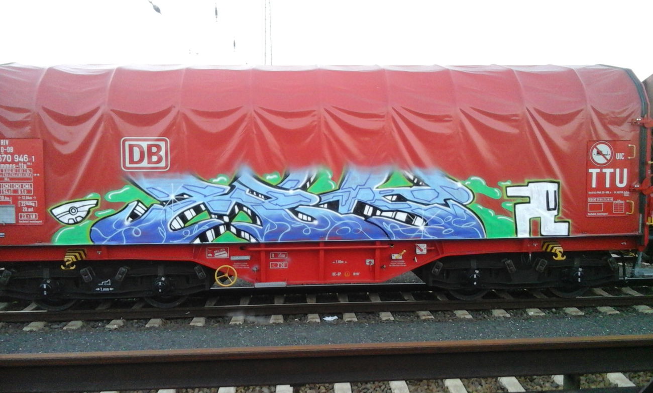 Graffiti Train in Niemcy - Photo by FR8SPOT - freight, fr8, mets