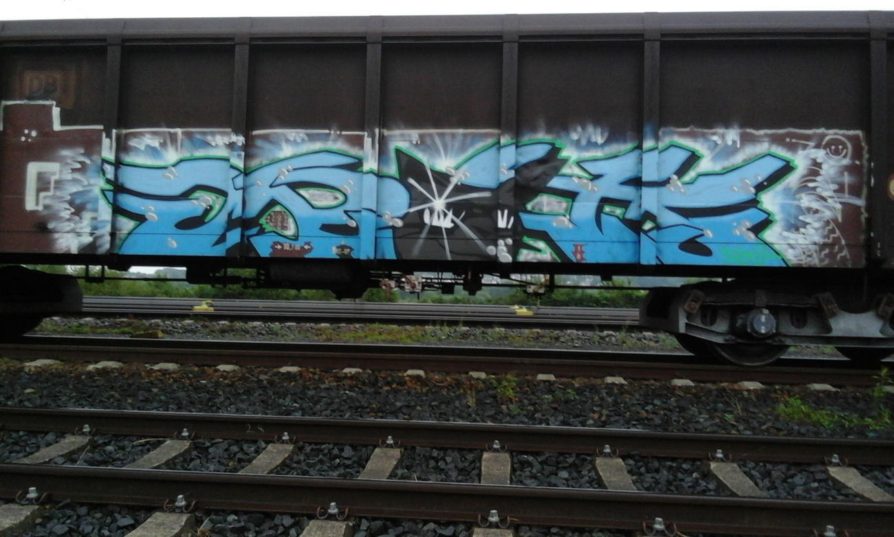 Graffiti Train - Photo by FR8SPOT - freight, fr8