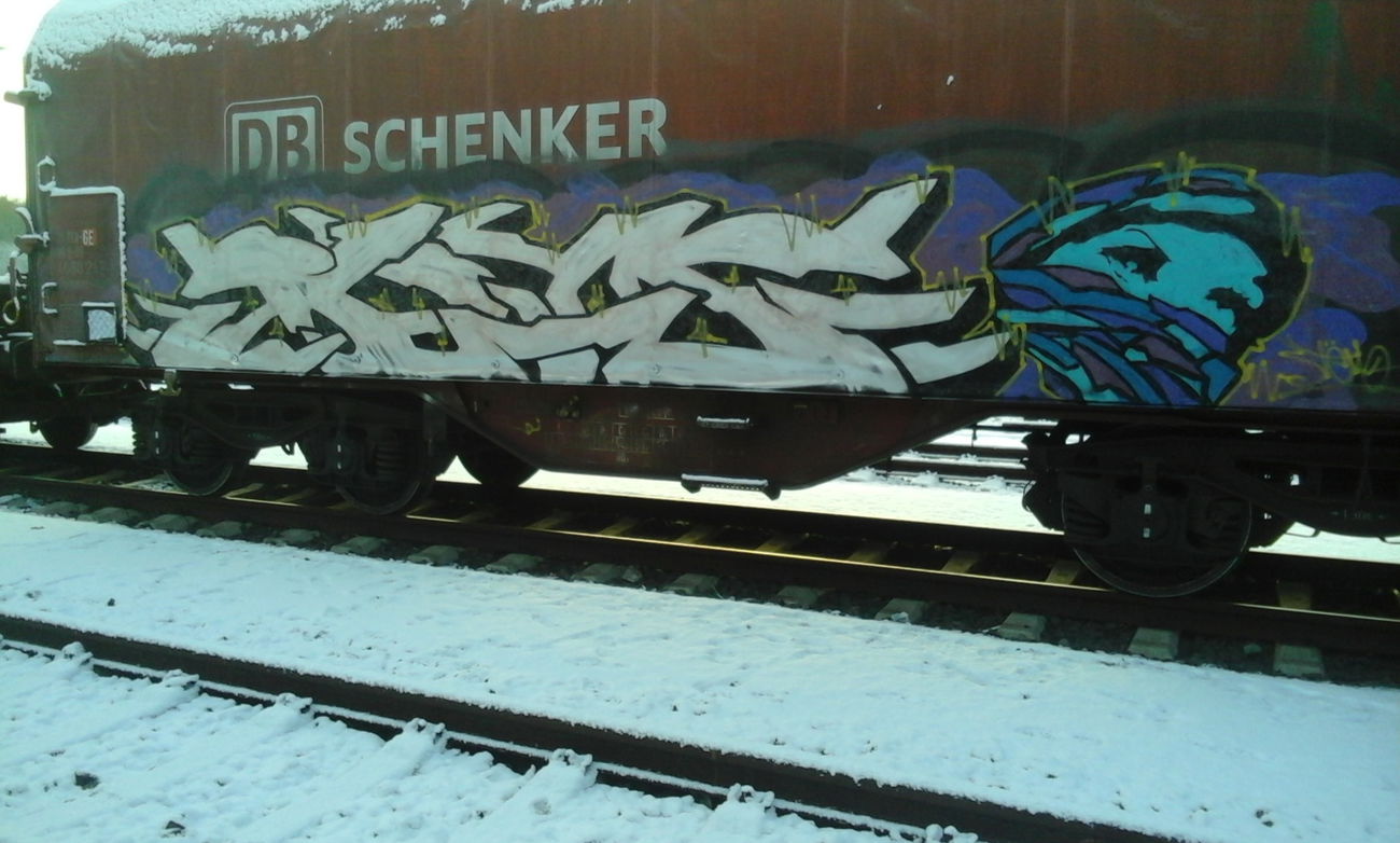 Graffiti Train - Photo by FR8SPOT - freight, fr8