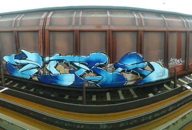 Graffiti Train in Niemcy - Photo by FR8SPOT - stem