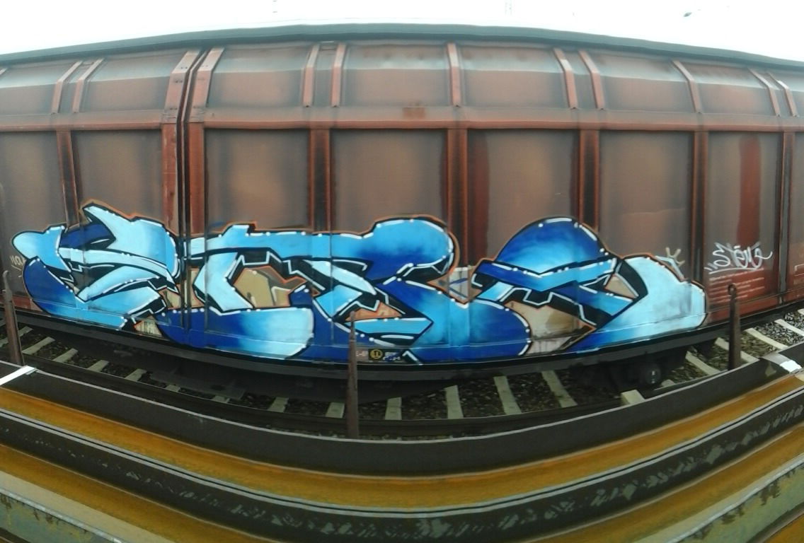Graffiti Train in Niemcy - Photo by FR8SPOT - stem
