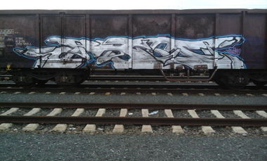 Graffiti Train in Niemcy - Photo by FR8SPOT - freight, fr8, mets