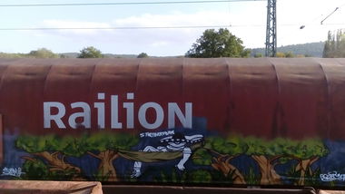 Graffiti Train in Niemcy - Photo by FR8SPOT - stem