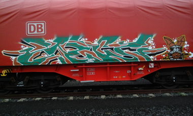 Graffiti Train - Photo by FR8SPOT - freight, fr8