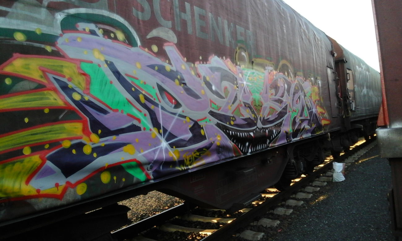 Graffiti Train in Niemcy - Photo by FR8SPOT - stem