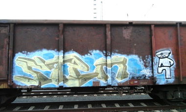 Graffiti Train in Niemcy - Photo by FR8SPOT - freight, fr8, stem