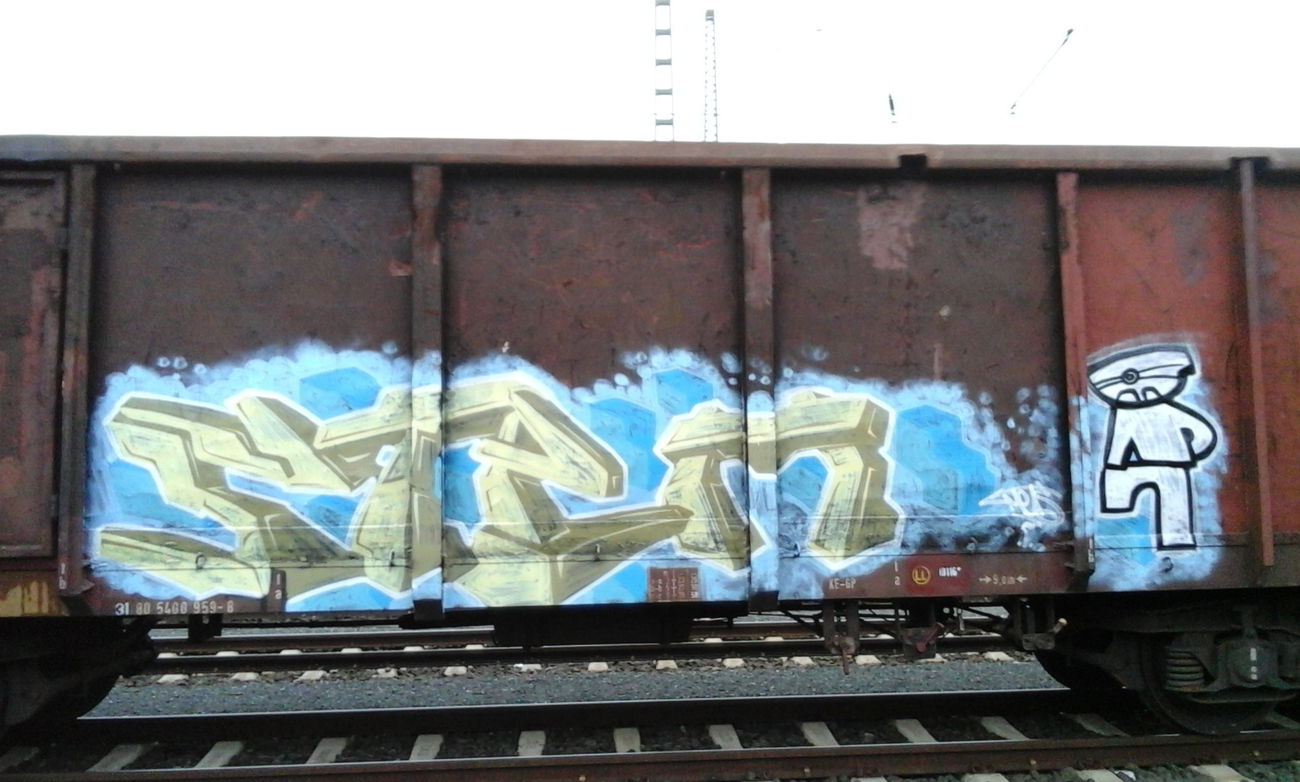 Graffiti Train in Niemcy - Photo by FR8SPOT - freight, fr8, stem