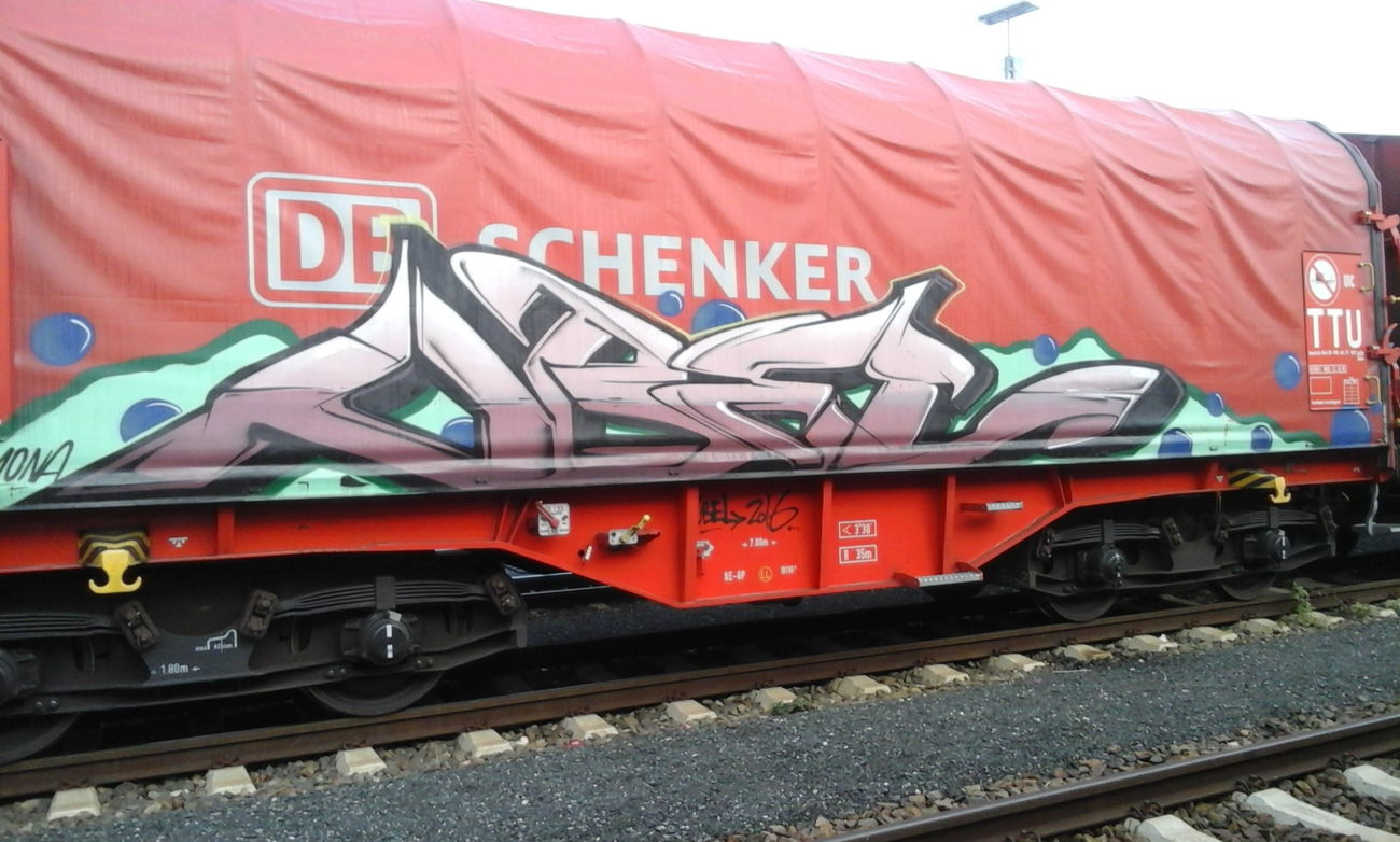 Graffiti Train - Photo by FR8SPOT - freight, fr8