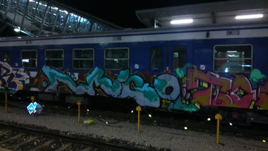 Graffiti Train - Photo by FRMONE
