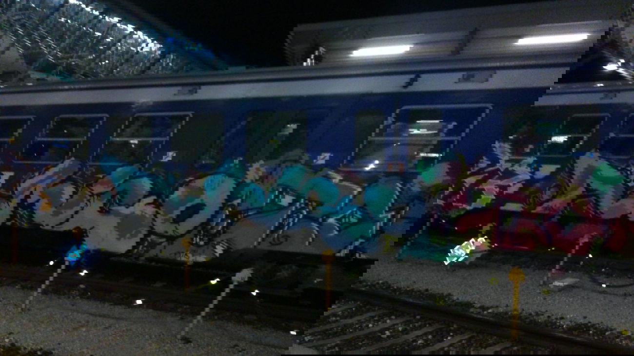 Graffiti Train - Photo by FRMONE