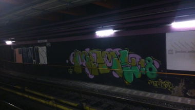 Graffiti Bombing - Photo by FRMONE