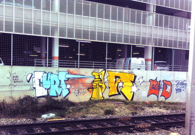 Graffiti Bombing - Photo by FRMONE - curtis (2013)
