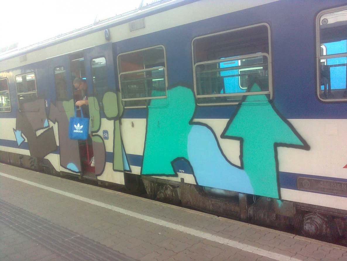 Graffiti Train - Photo by FRMONE - EBIR (2k14)