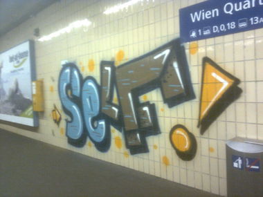 Graffiti Bombing - Photo by FRMONE - SELF! (2014)
