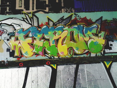 Graffiti Wall - Photo by FRMONE - ferom