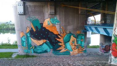 Graffiti Wall - Photo by FRMONE