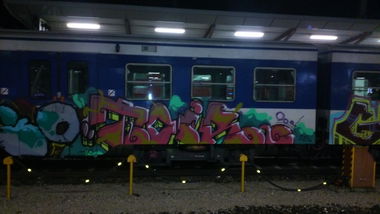 Graffiti Train - Photo by FRMONE