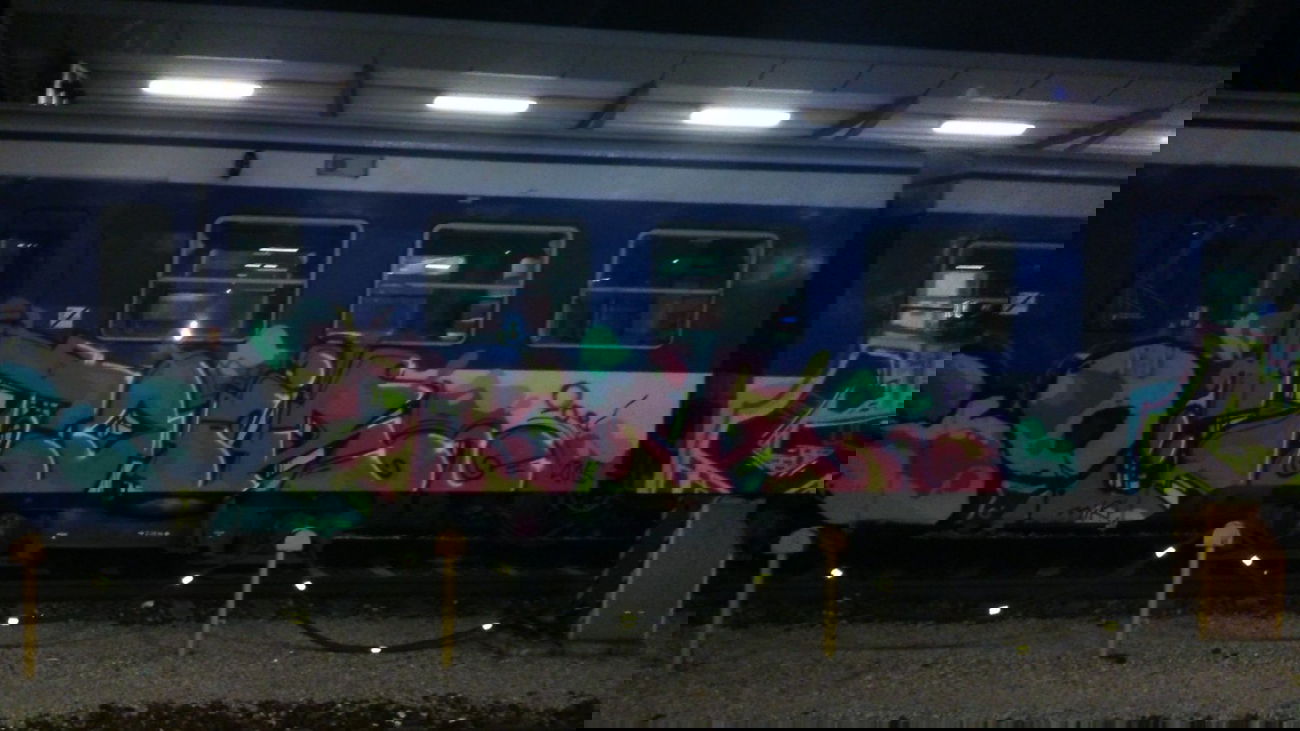 Graffiti Train - Photo by FRMONE