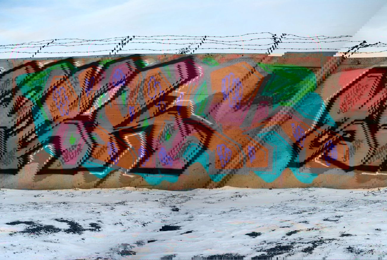 Graffiti Wall - Photo by FROMHEROTOZERO