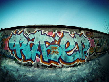 Graffiti Bombing - Photo by Faber - Faber