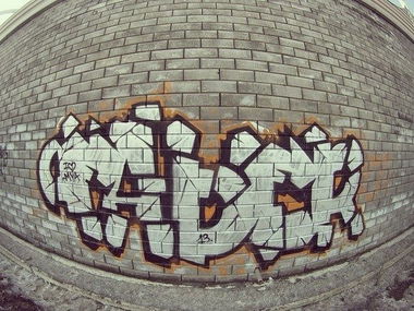 Graffiti Bombing - Photo by Faber - Faber