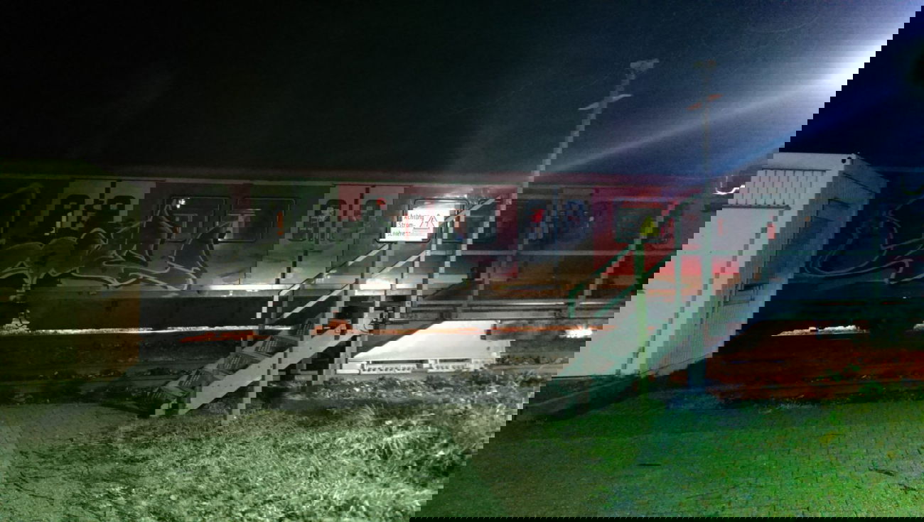 Graffiti Train in Hamburg - Photo by Fabsen - yardspotting (2013)