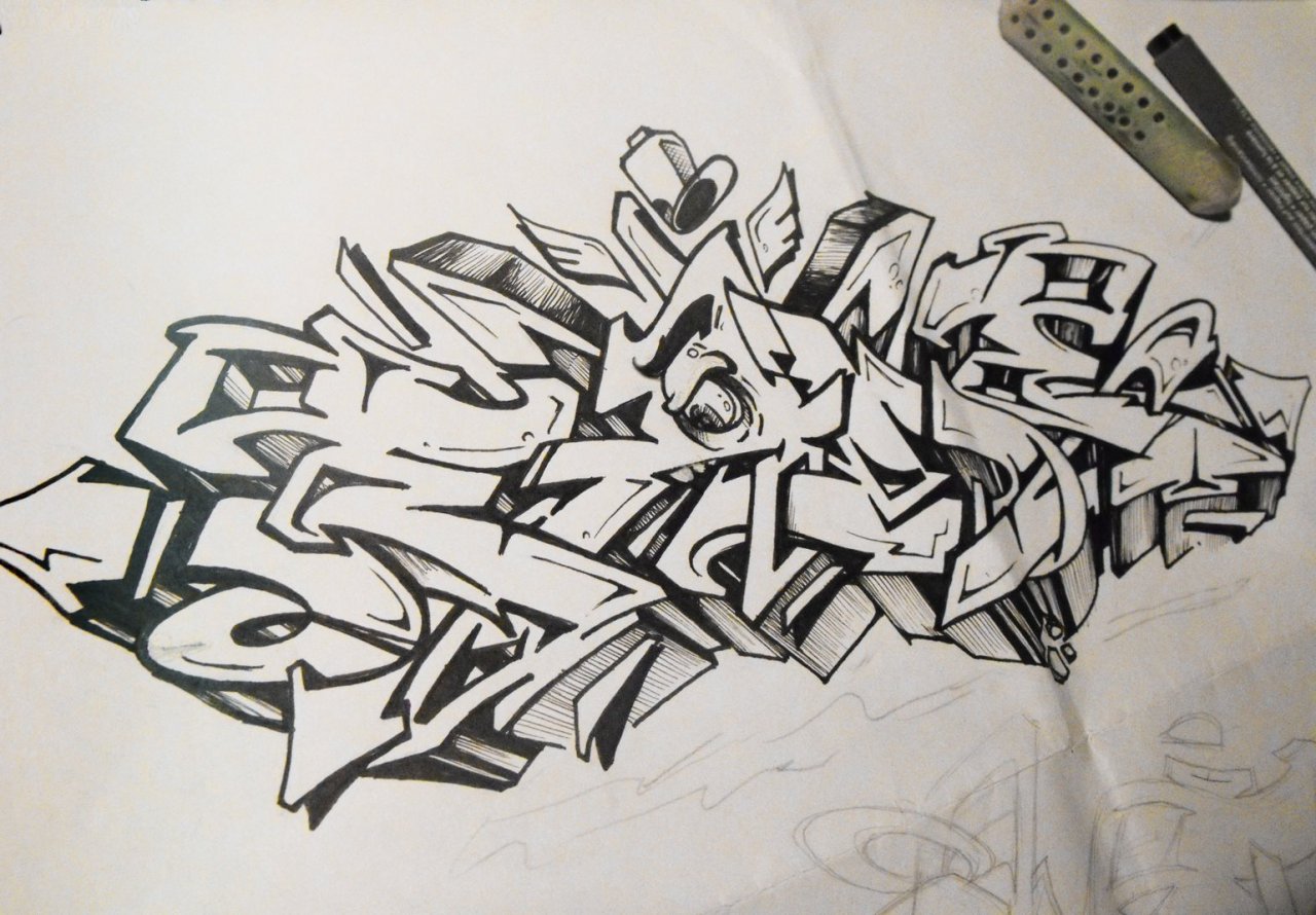 Graffiti Sketch - Photo by FaderOne