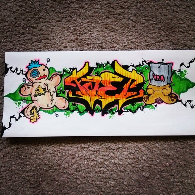Graffiti Sketch - Photo by FaetboY - Faet