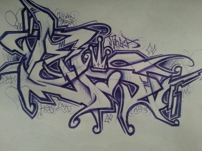 Graffiti Sketch in Hohen Neuendorf - Photo by Fahroner - Lea, fahr, far (2013)