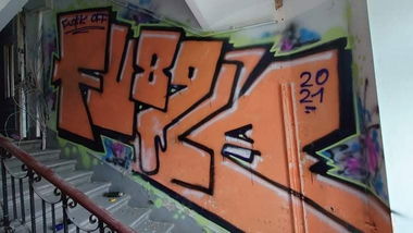 Graffiti Wall in Rīga - Photo by Fakieboy