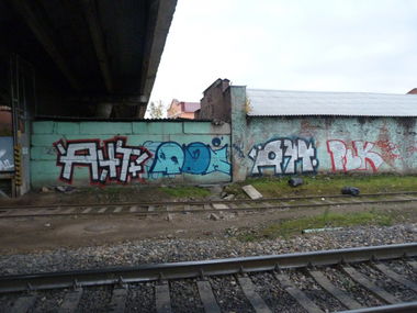 Graffiti Bombing - Photo by Fakre - AYT (2013)