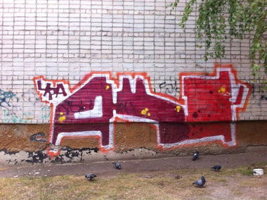 Graffiti Bombing in Smolensk - Photo by Fakre (2013)
